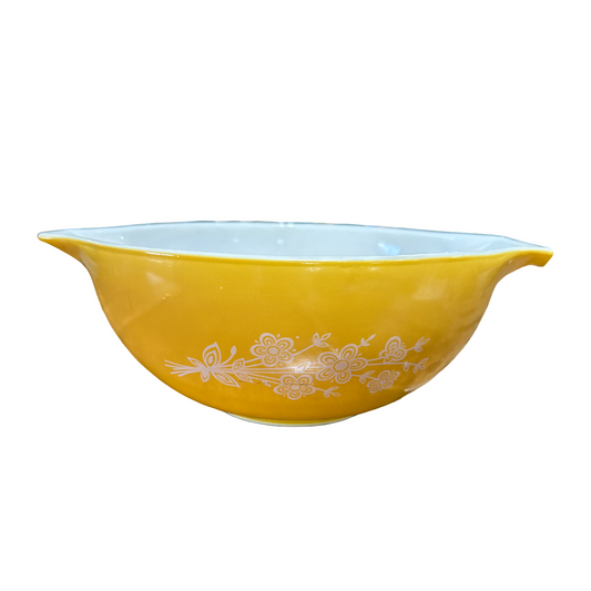 Vintage Pyrex 443 Butterfly Gold