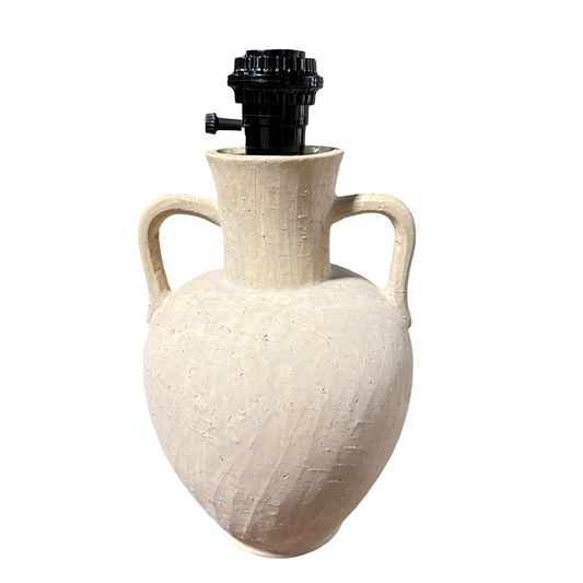 Clay Jug Lamp Cream