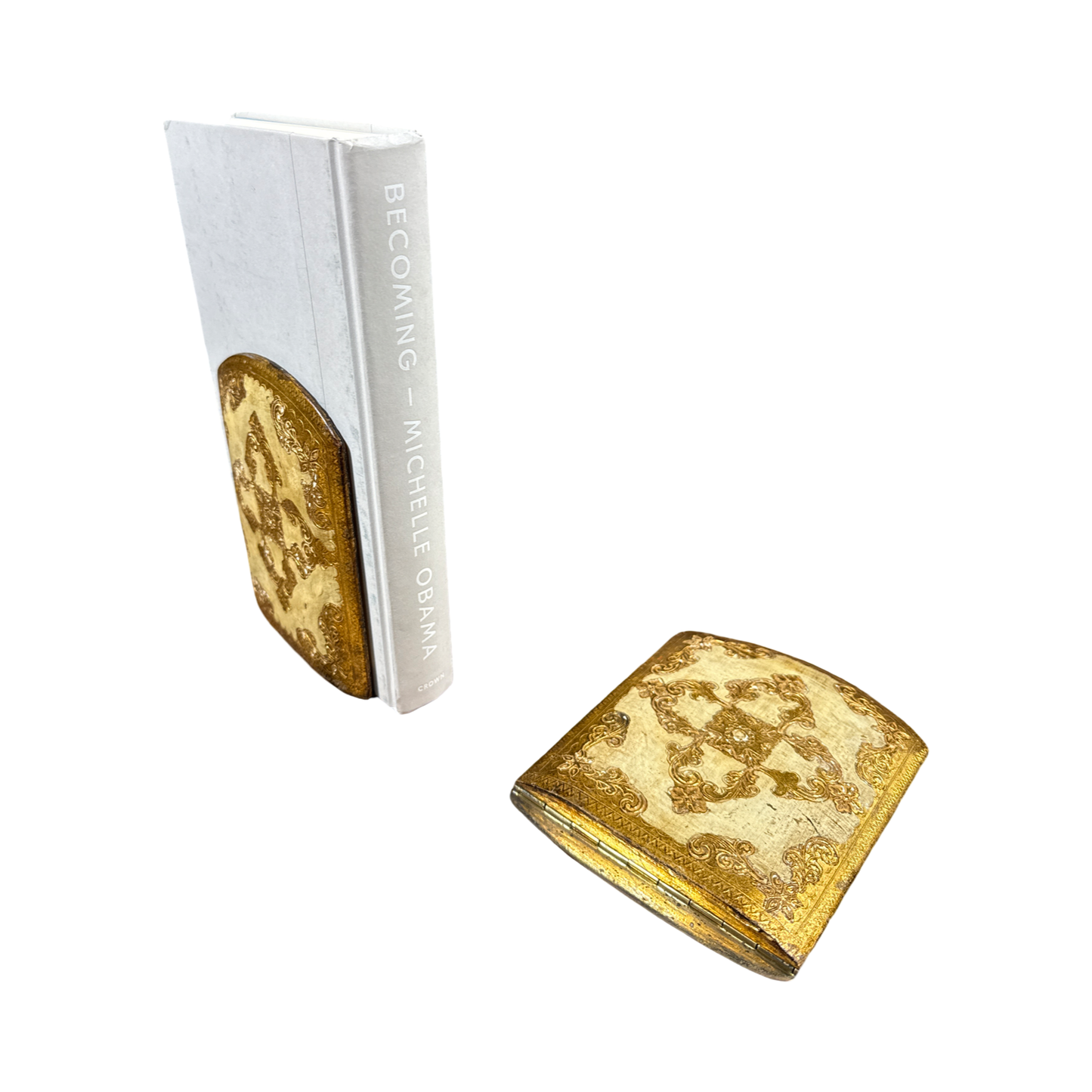 Vintage Florentine Gilted Bookends
