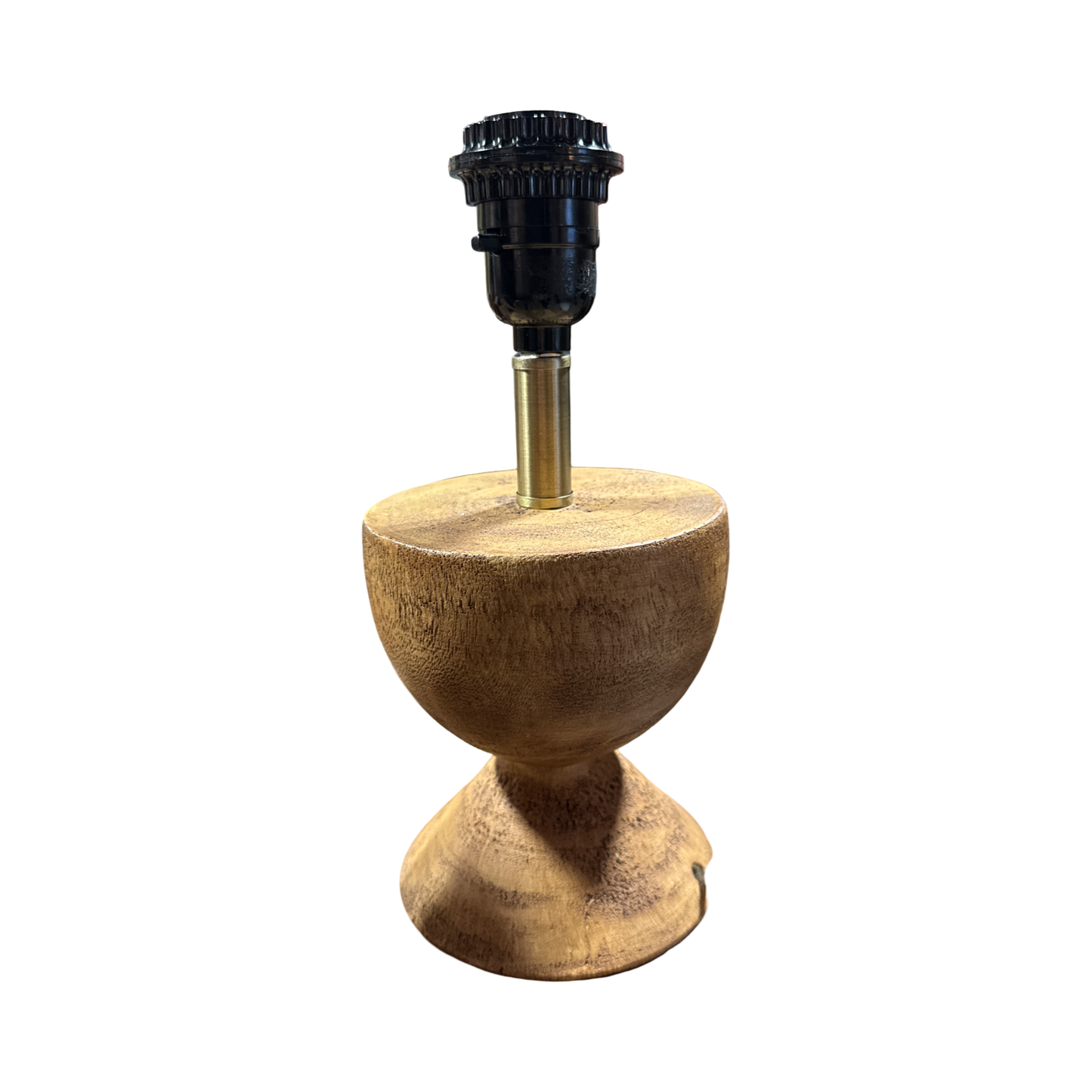Wood Finish Lamp Base