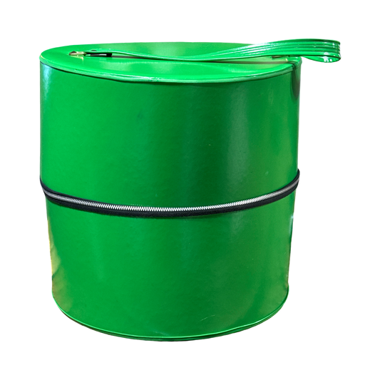 Vintage Green Wig  Box