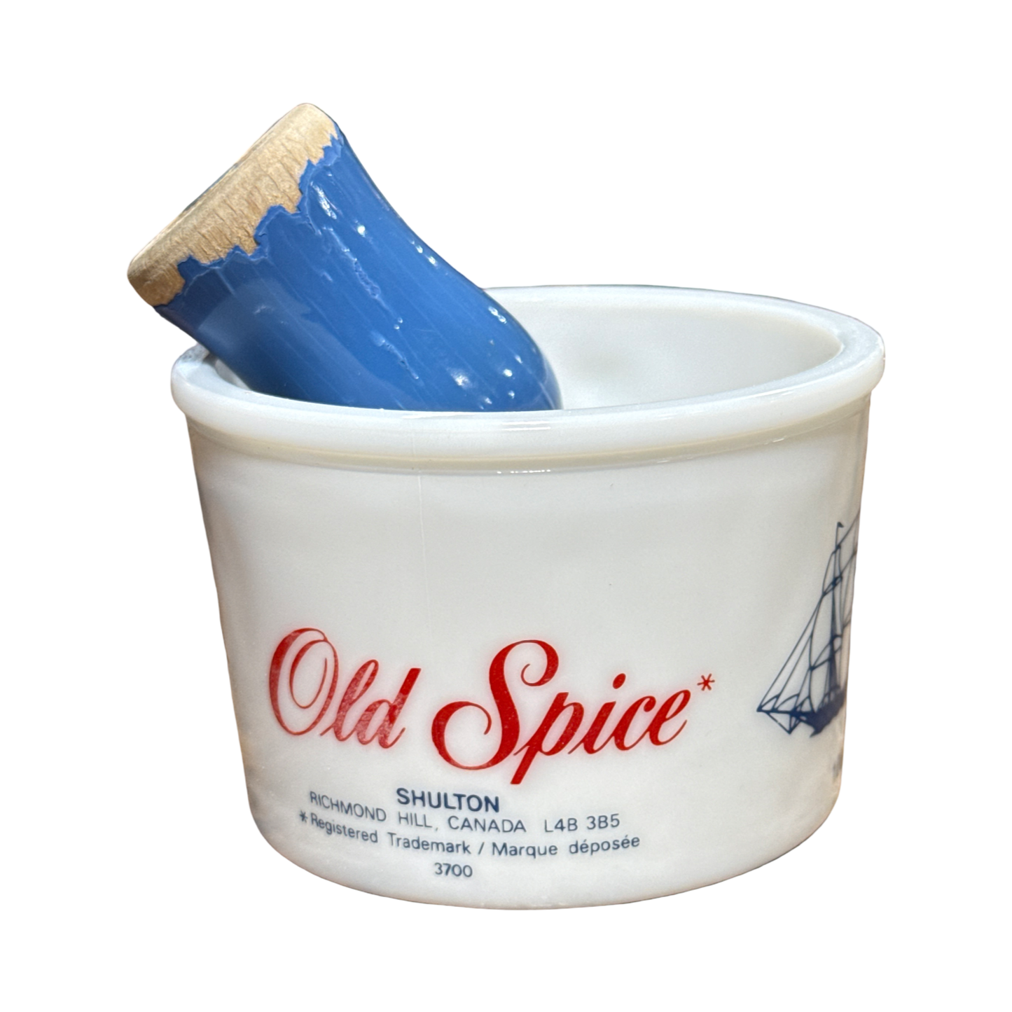 Vintage Old Spice Shaving Mug w/Brush