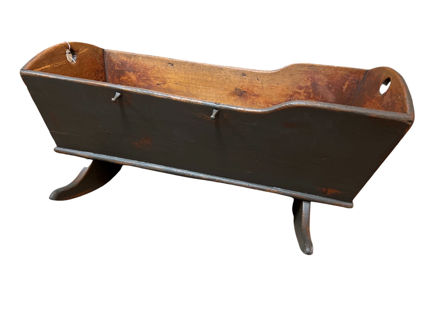 Antique primitive cradle