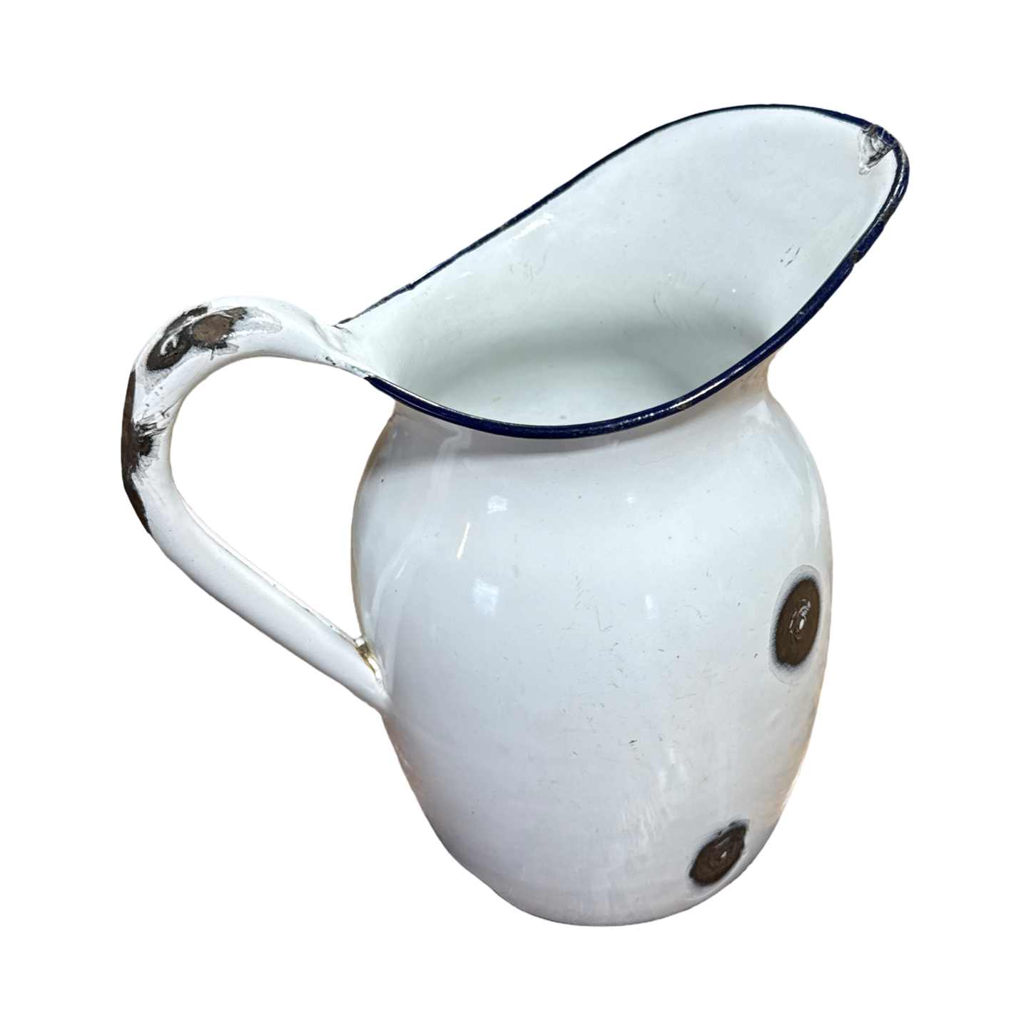 Vintage Enamel Pitcher