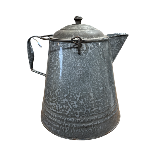 Vintage Enamel/Graniteware Large Kettle
