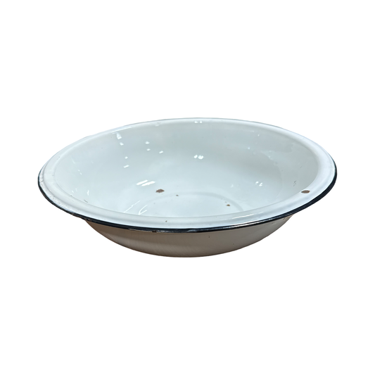 Vintage Enamel Wash Basin