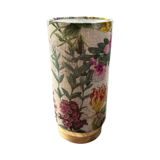 Summer Flowers Lampshade 11x24cm w/Base