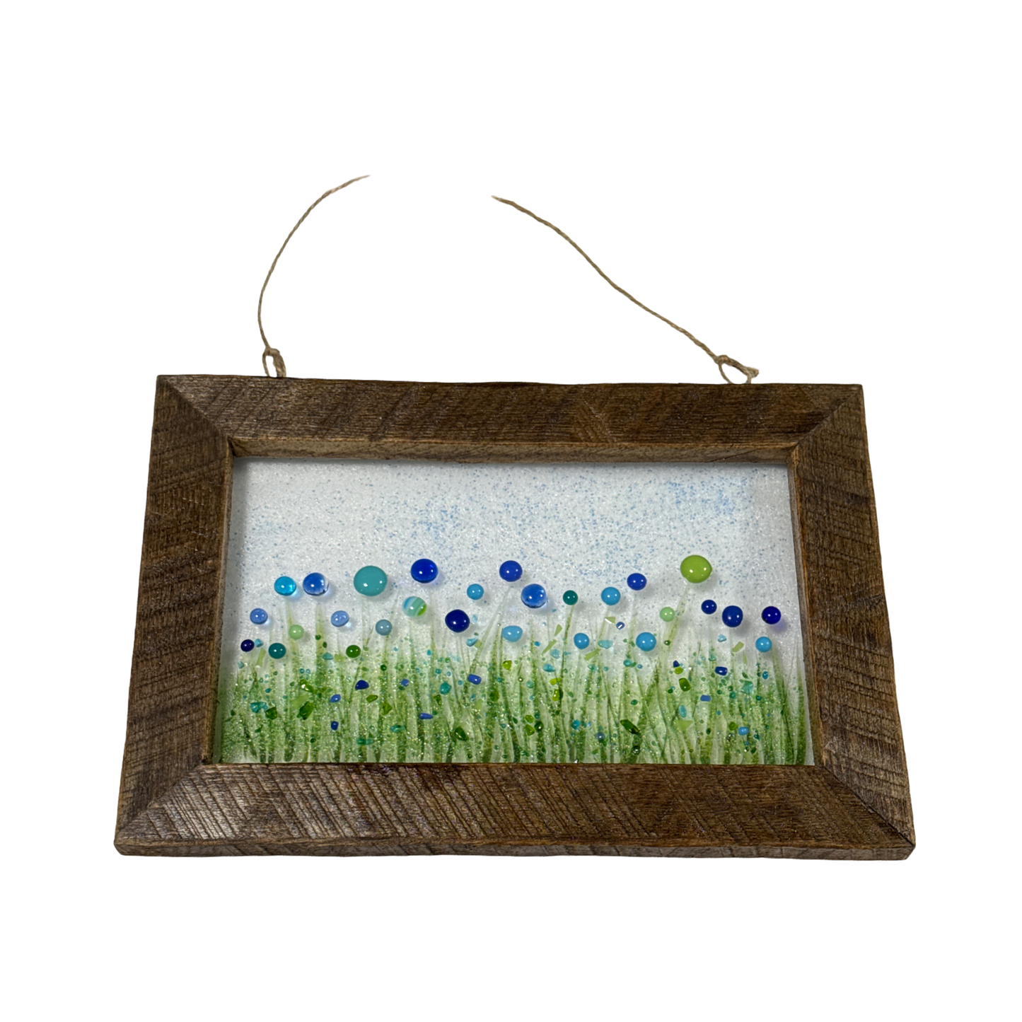 Fused Glass Flower Frames 12x8"