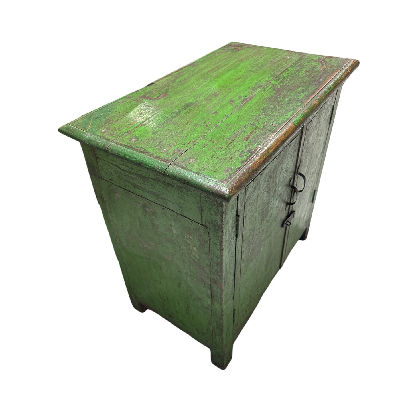 Teak wood cabinet green