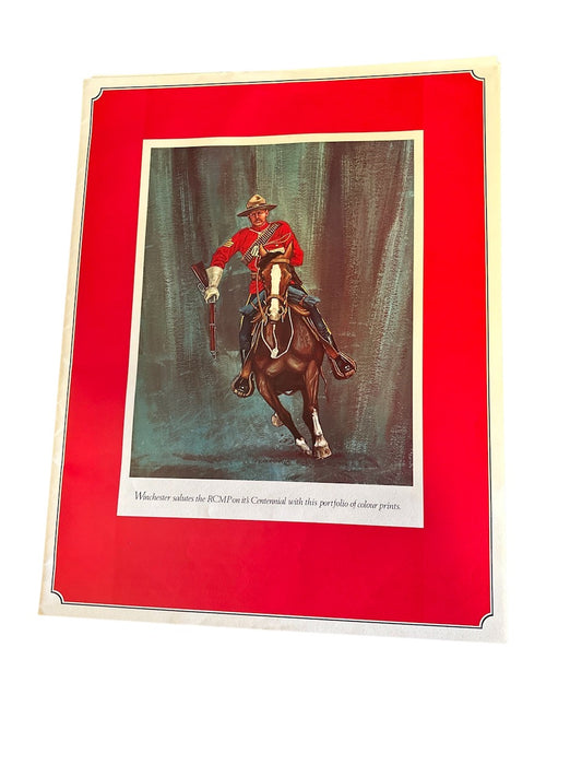 Vintage 70's RCMP Centennial prints s/5 +2