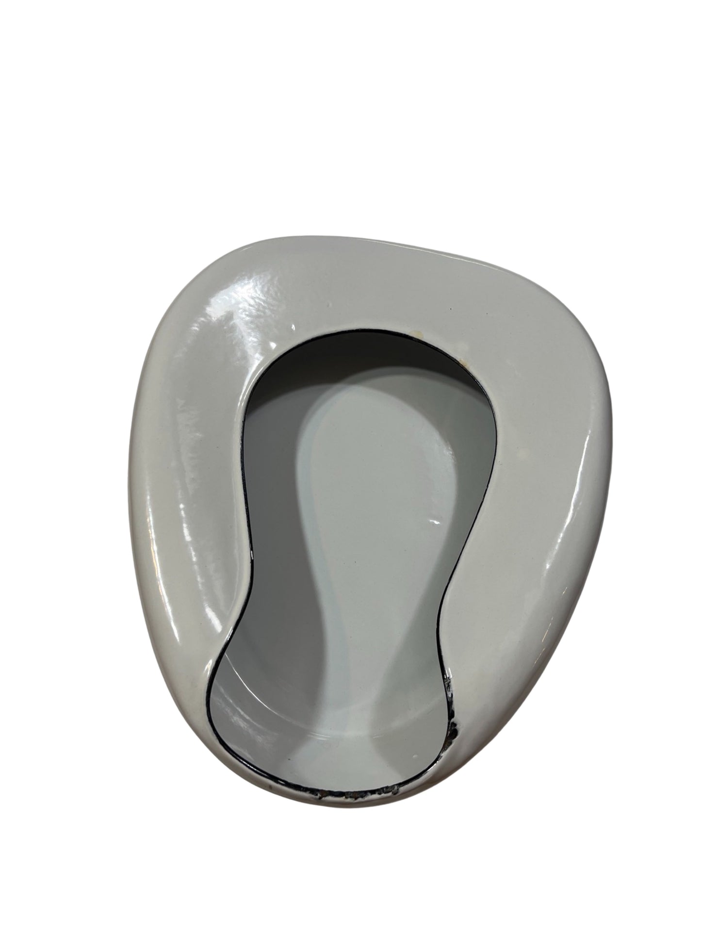 Vintage enamel bed pan