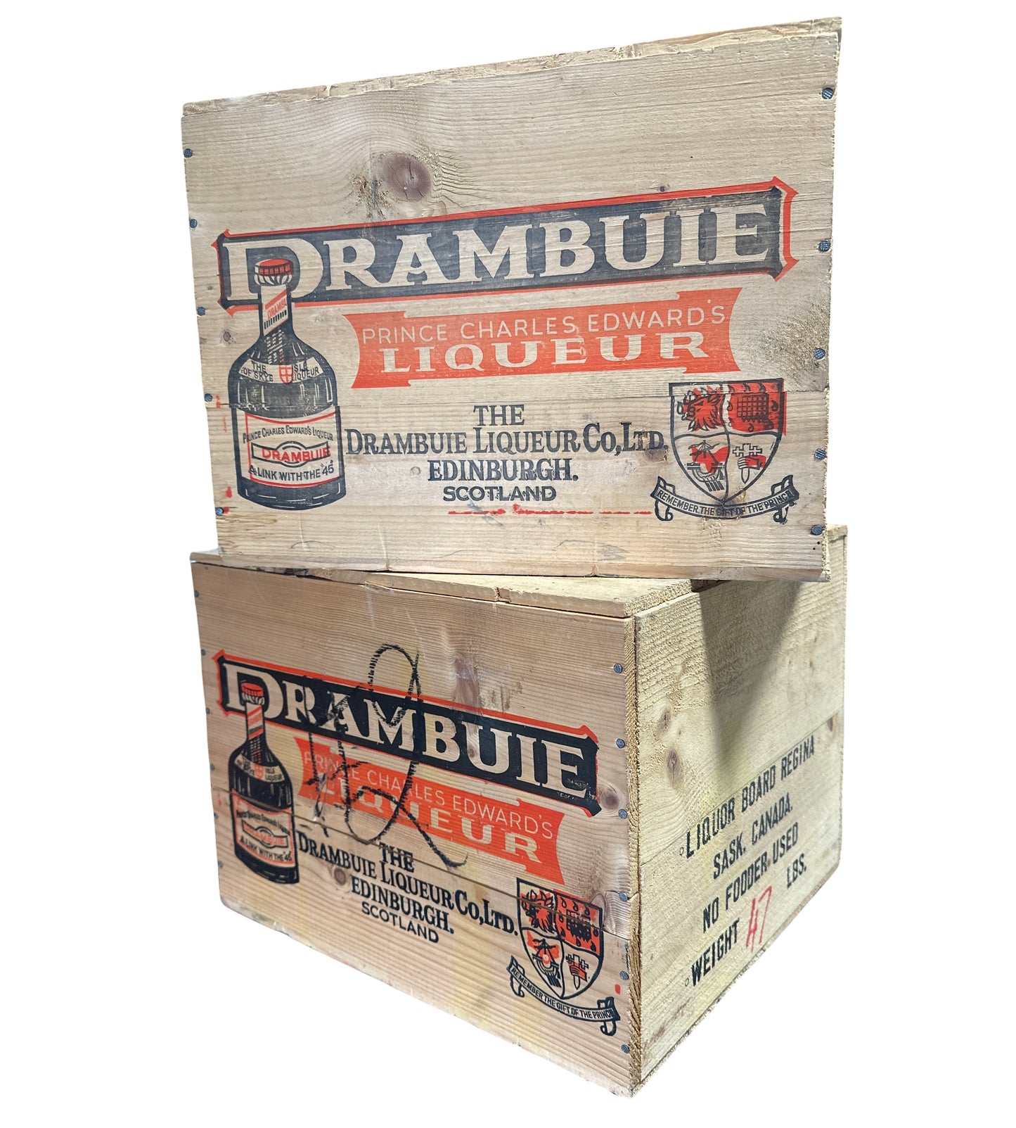 Vintage Drambuie Crate