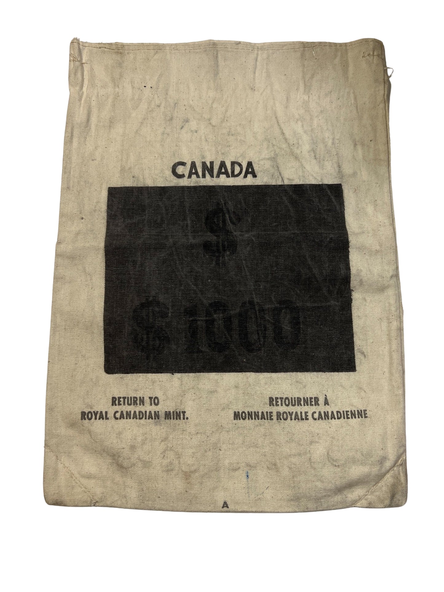Royal Canadian Mint money bag