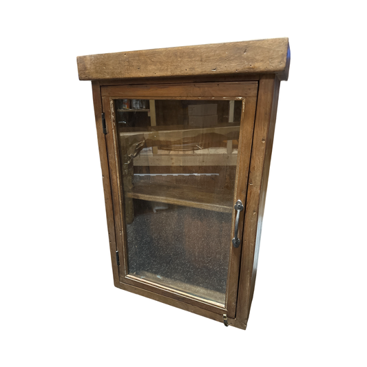 Vintage Wood Wall Cabinet C