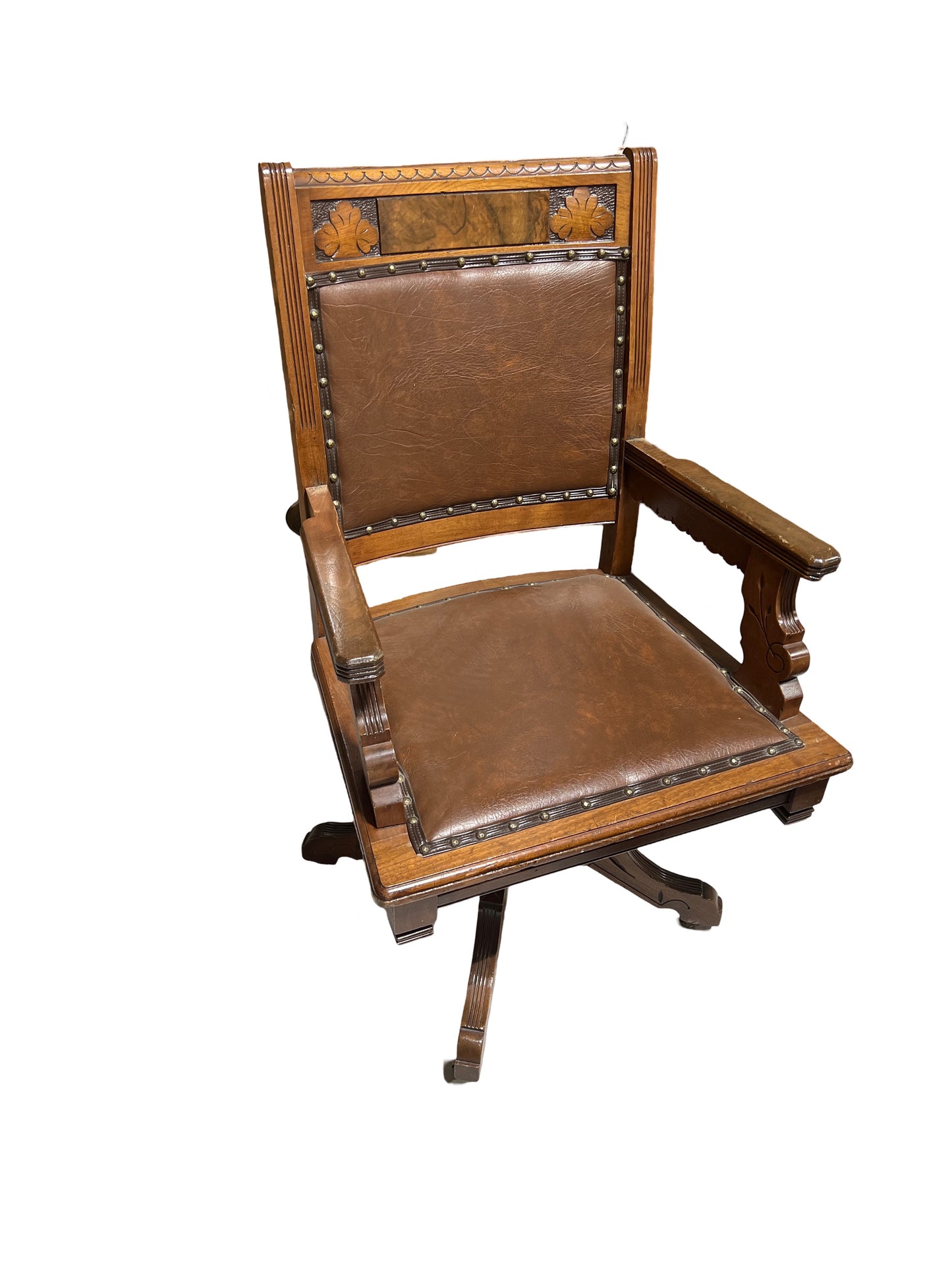 Antique Roll Top Desk w/Chair