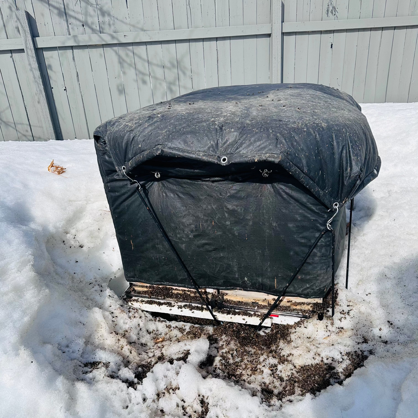Fitted bee winter cover kit