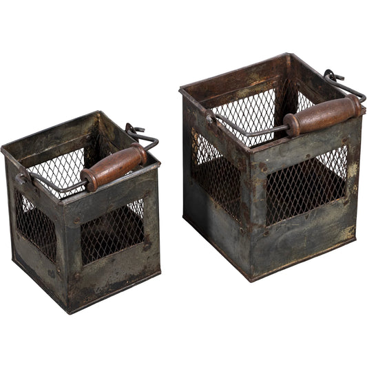 Vintage Buckets S/2