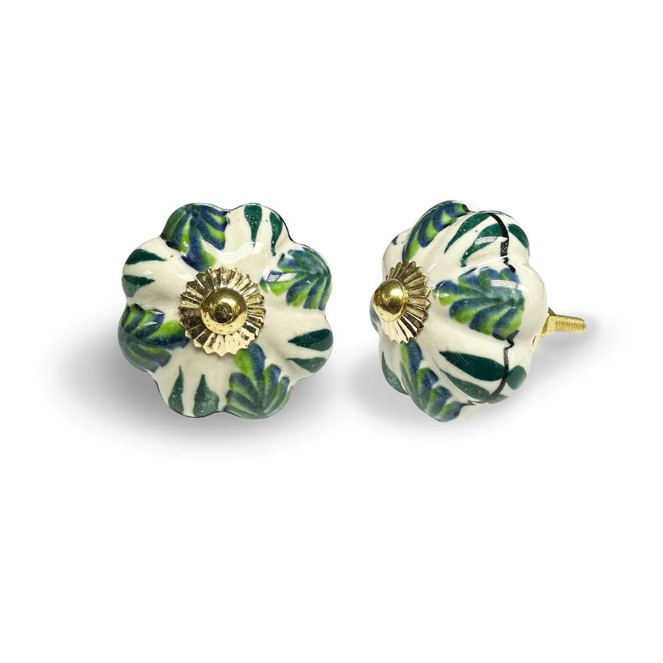 Leaf Ceramic Knob