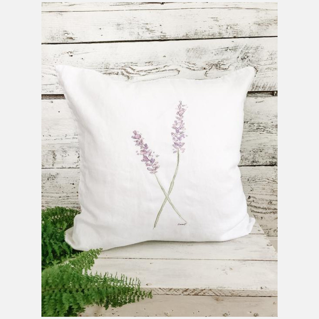 18" French Linen Cushion Cover