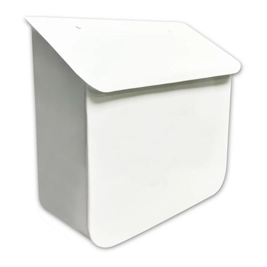 Iron Mailbox White