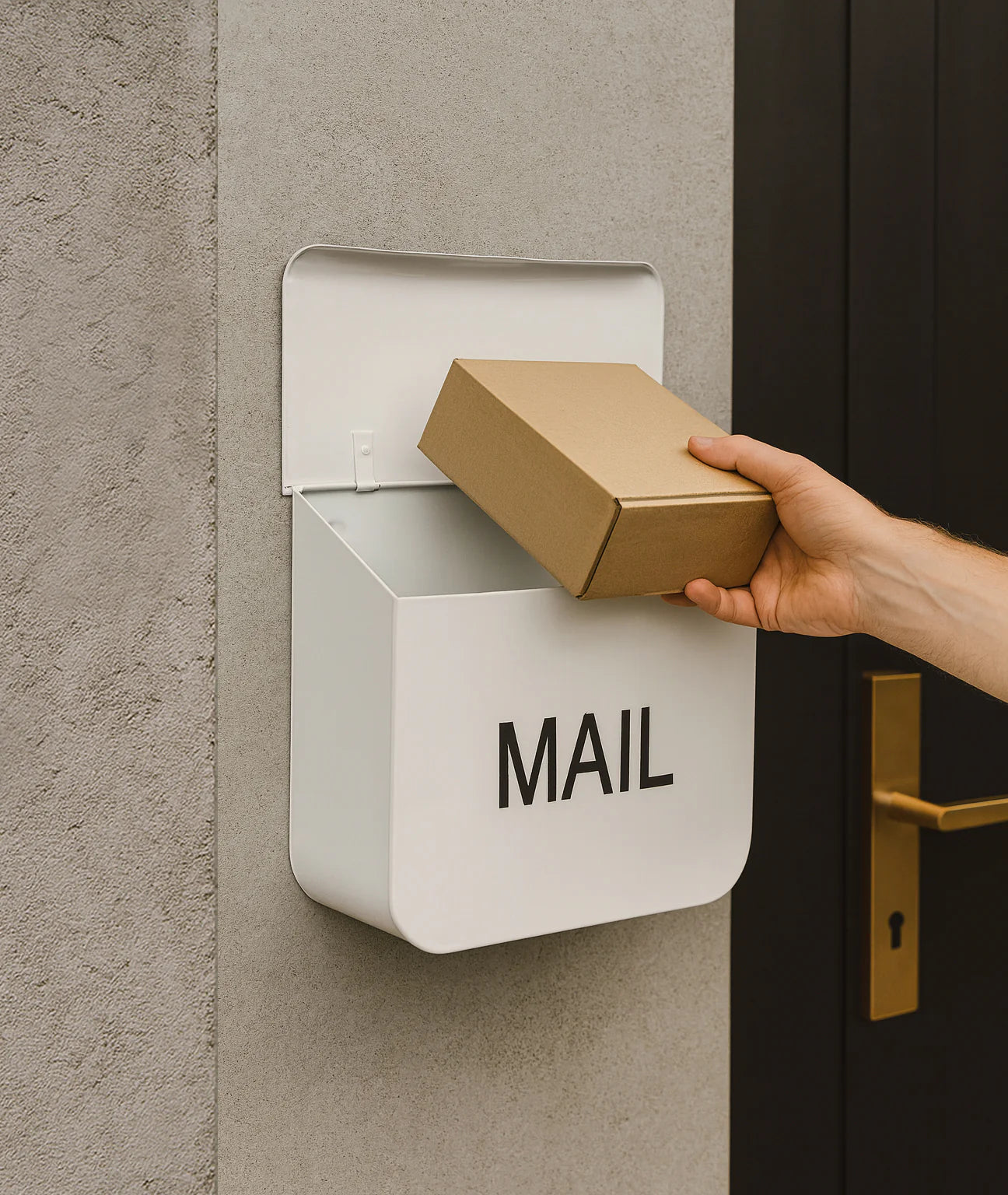 Iron Mailbox MAIL