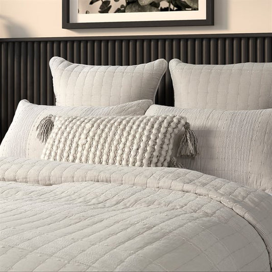 Moss Natural Double/Queen Coverlet