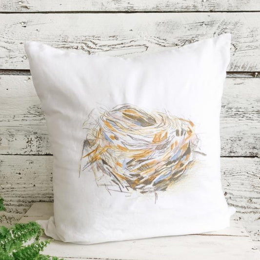 18" French Linen Cushion Cover