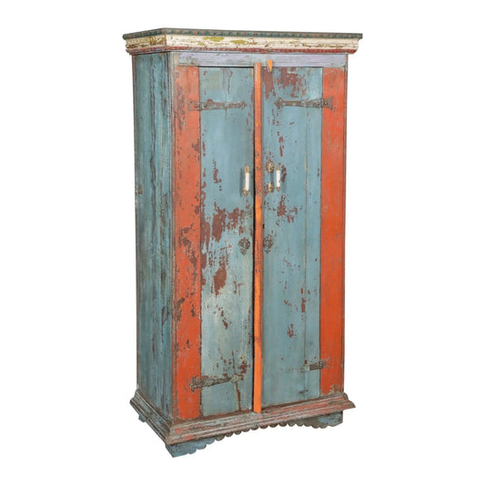 Two tone wood cabinet