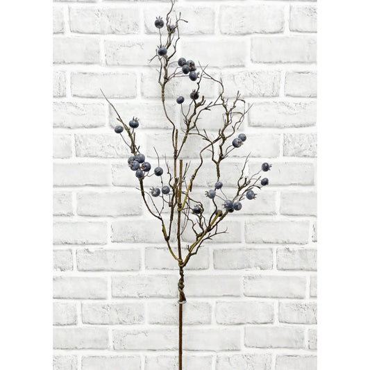 Blue Berry Twiggy Berry Spray 35"
