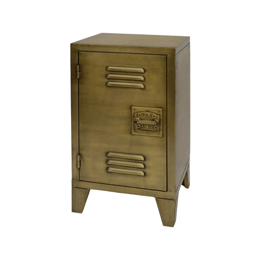 Iron bedside cabinet