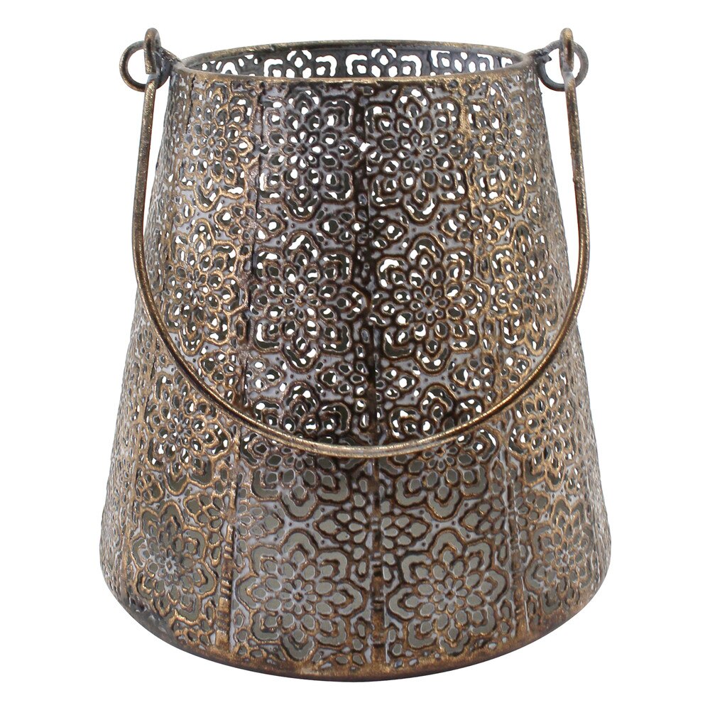 Ornamental Brass Lantern With Handle