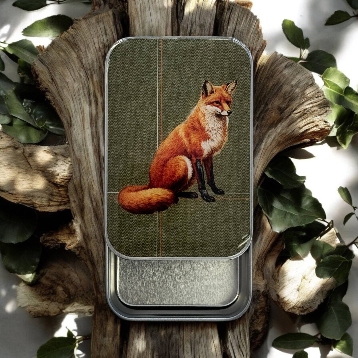 Woodland Fox Notions Tin: Large