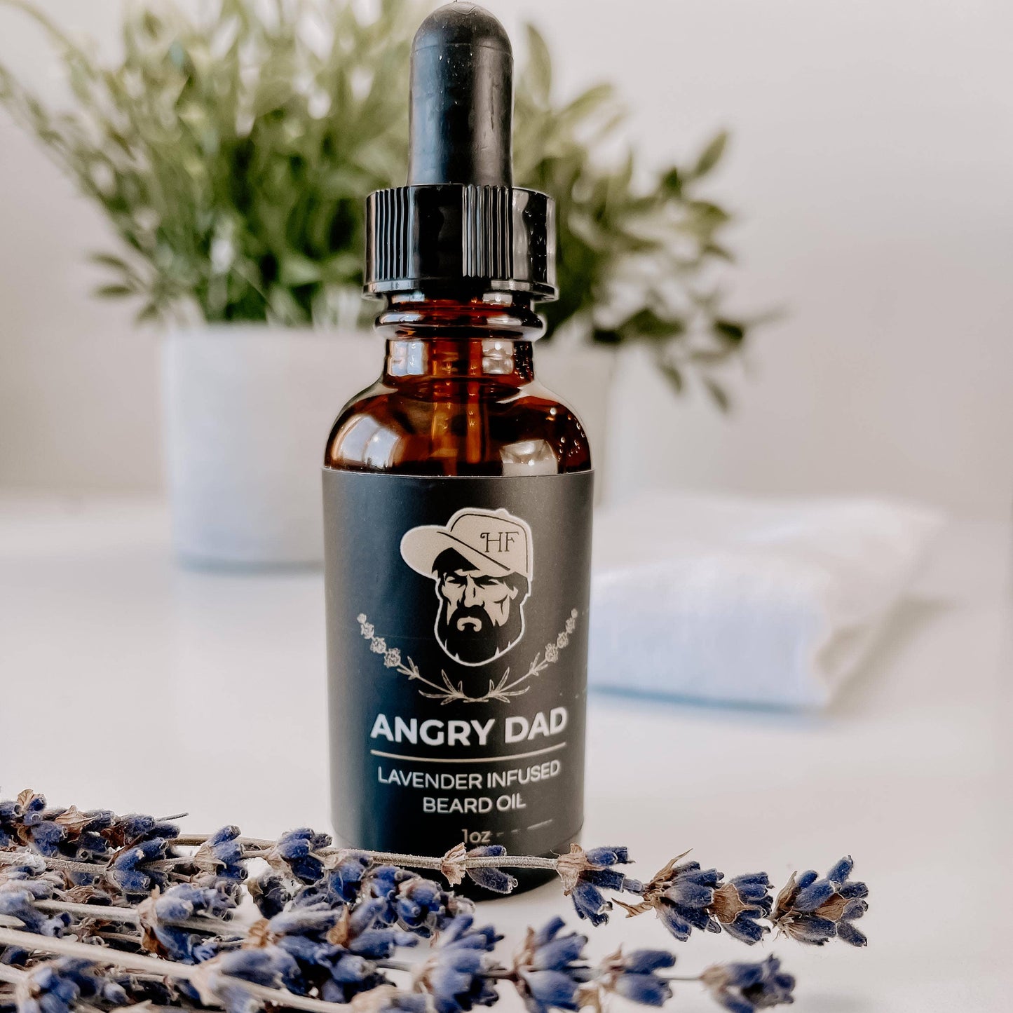 Angry Dad Lavender Infused Beard Oil