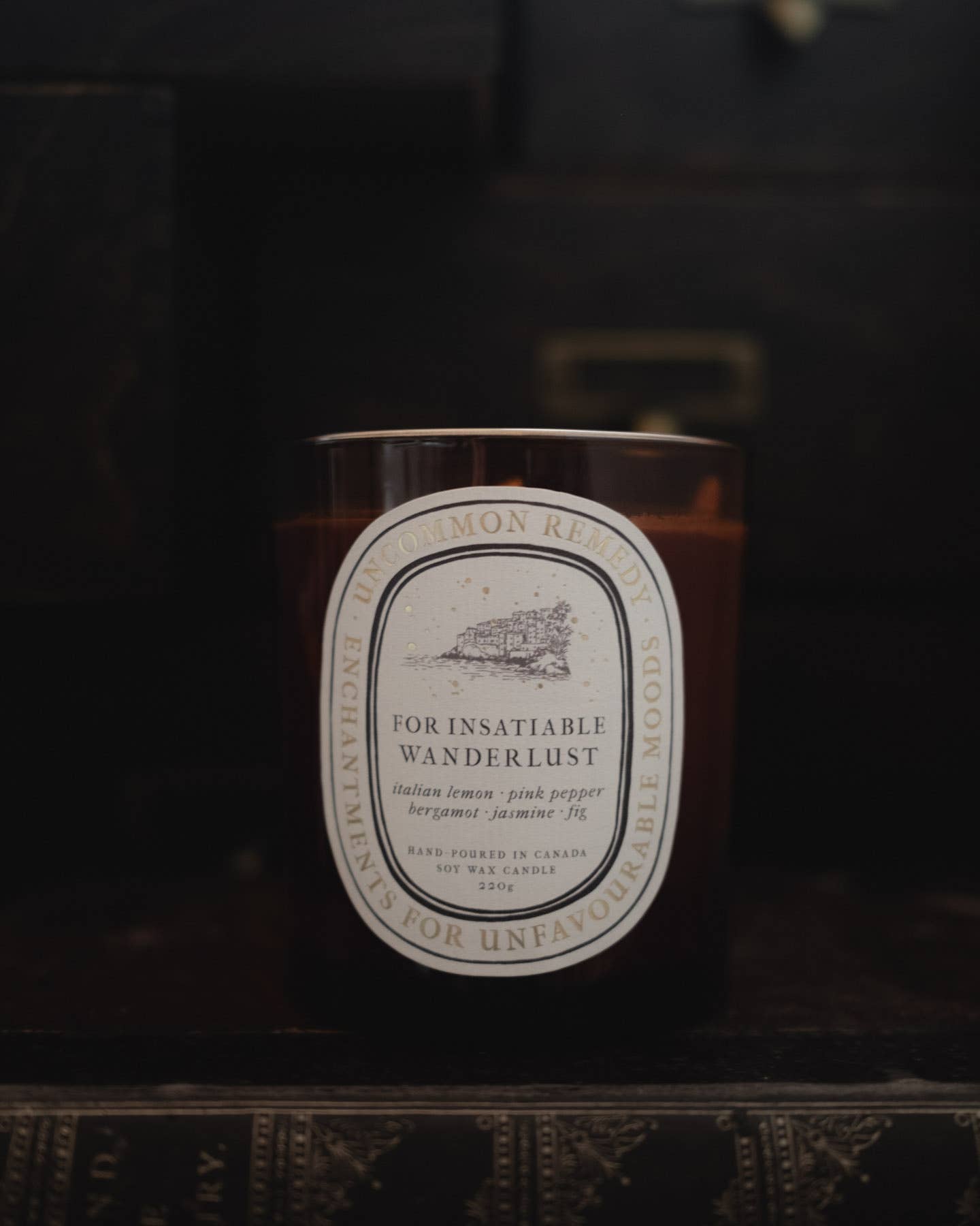 For Insatiable Wanderlust: Soy Candle