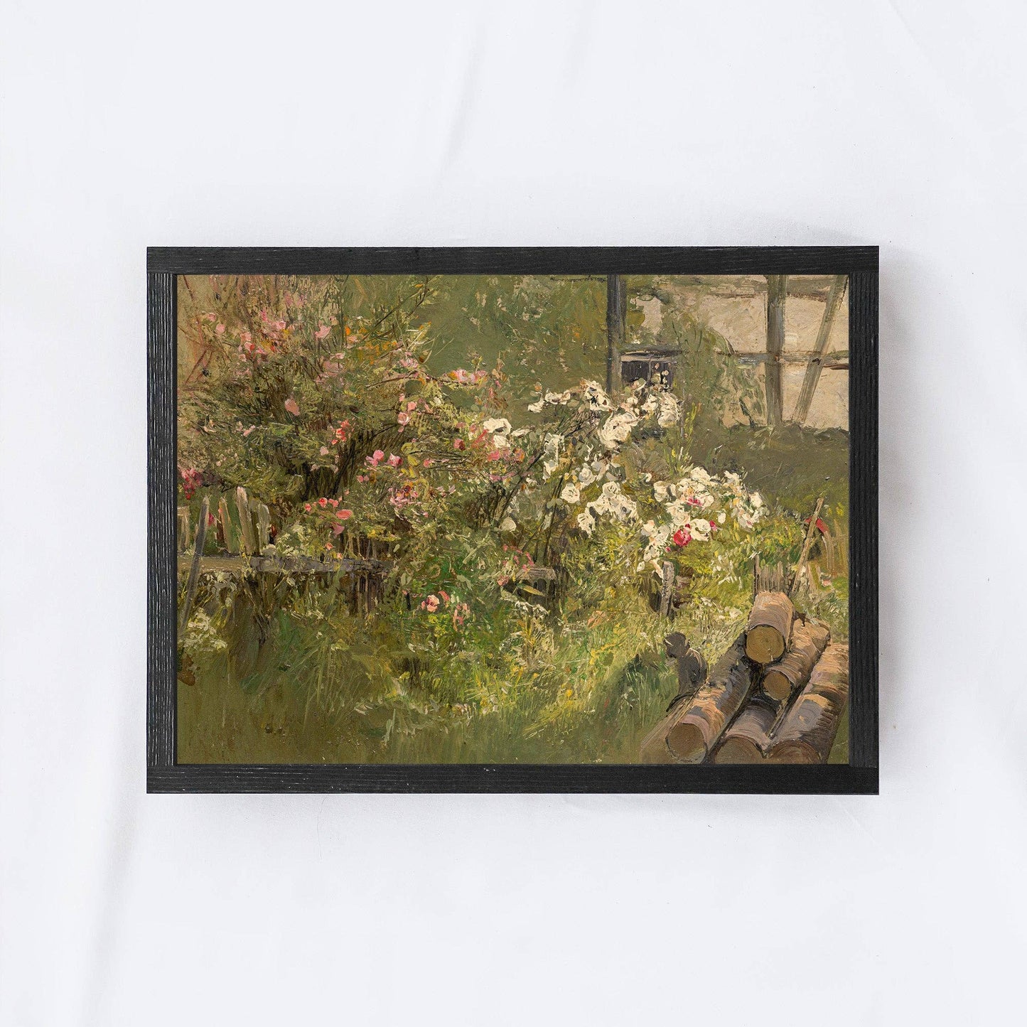 Framed Print Blooming Garden 8.5x7"