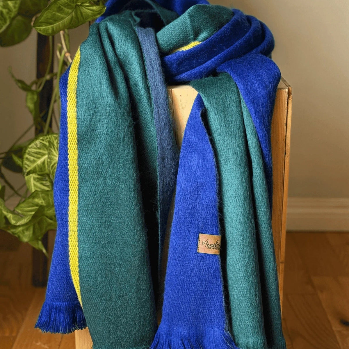 Art Deco Fusion Alpaca Blanket Scarf