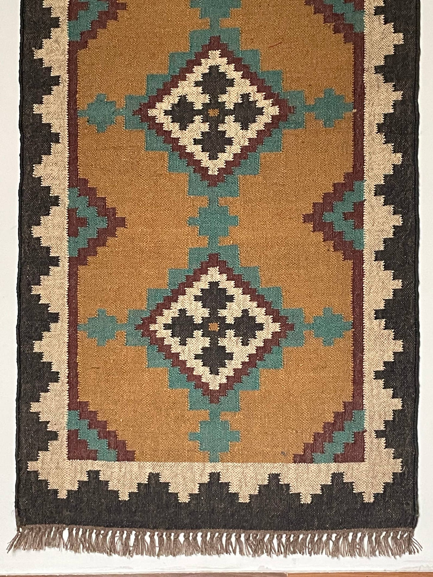 3 x 6' Handmade Jute-Kilim Rug