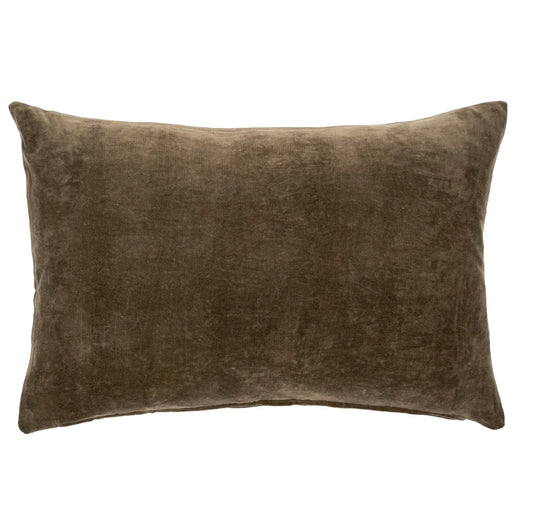 16 x 24" Vera Velvet Pillow Carob