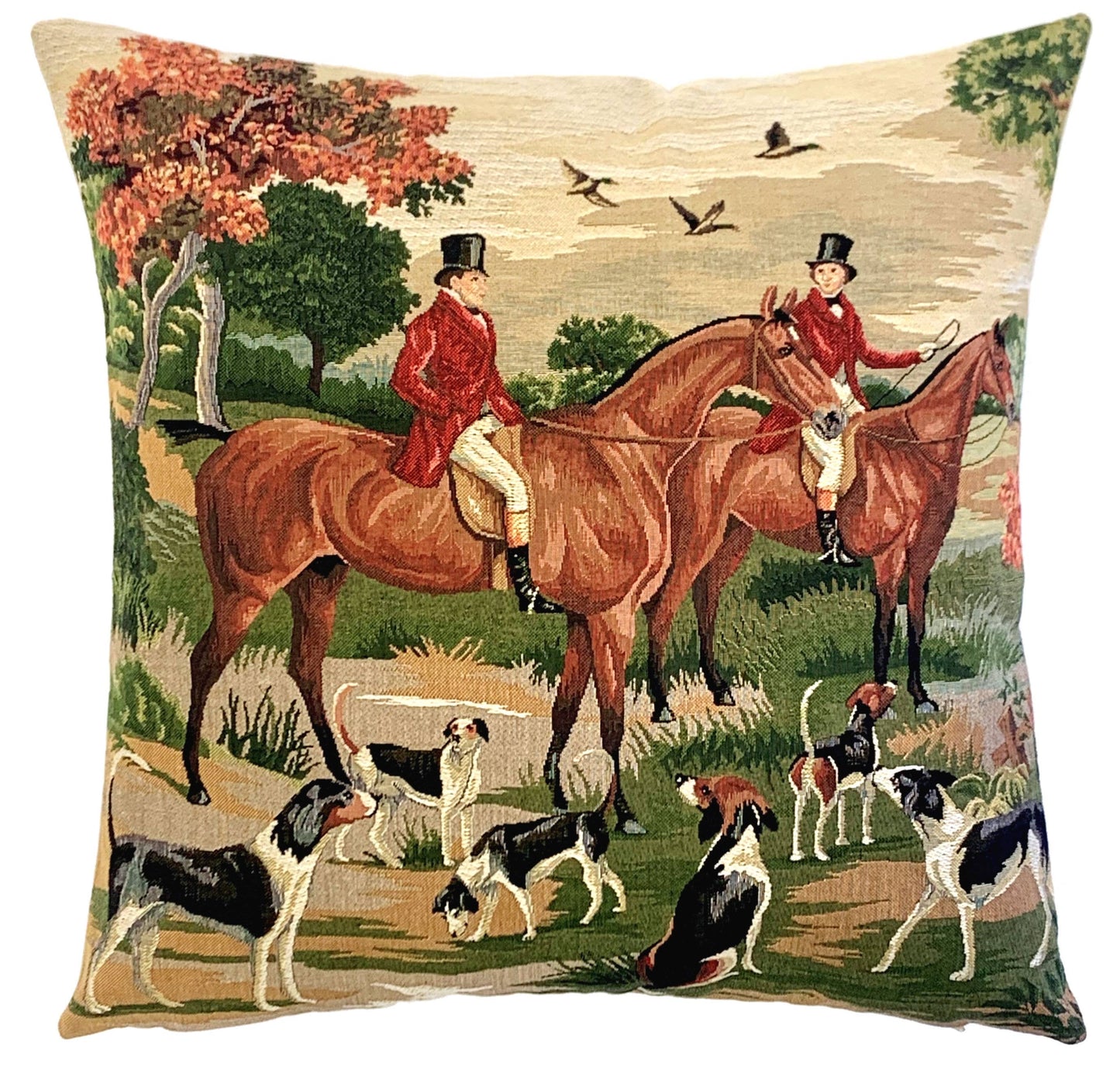 Foxhunt R Cushion Cover 18"