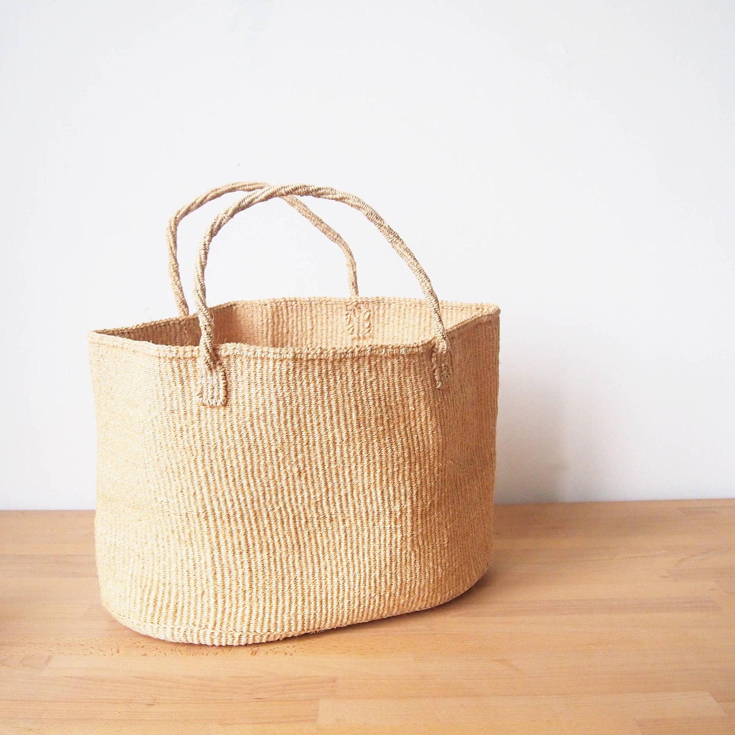 XL Sisal Tote: Oats