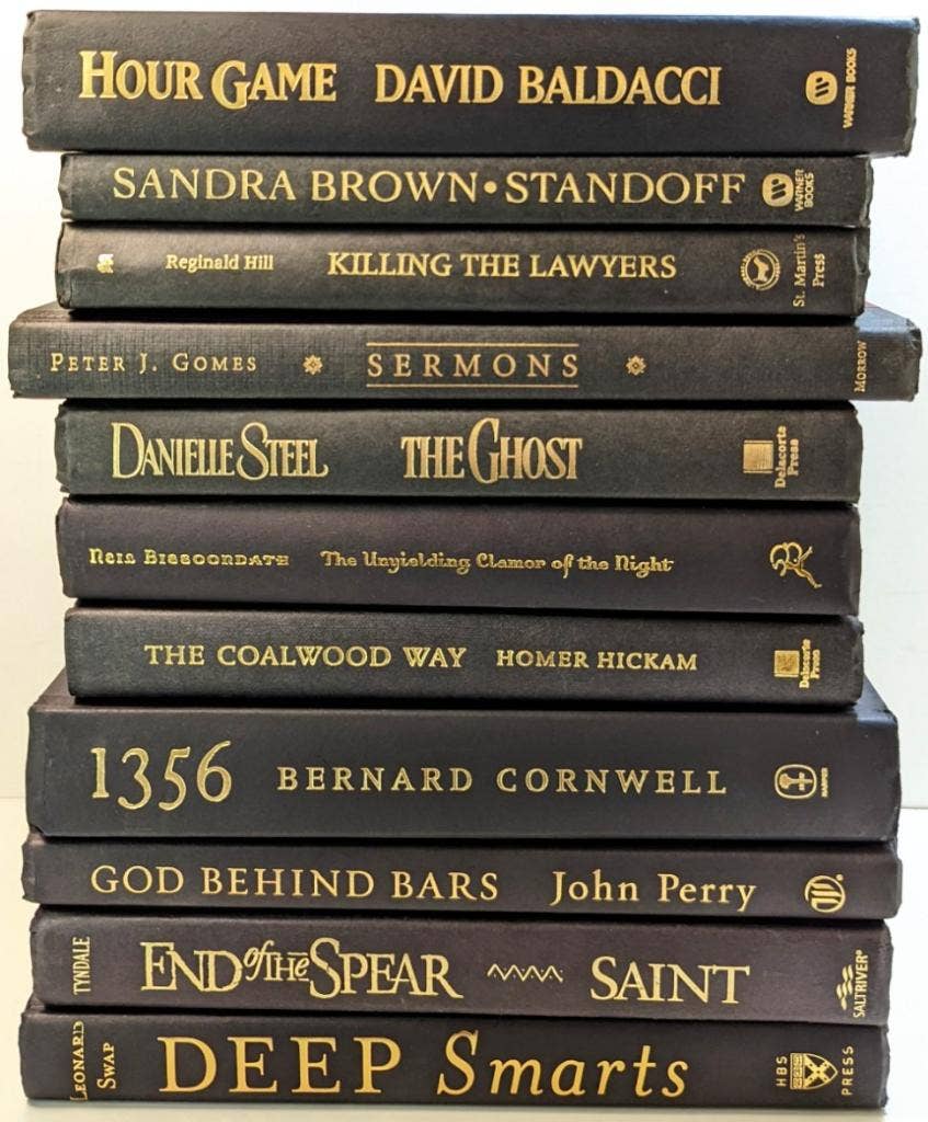 Black books gold titles