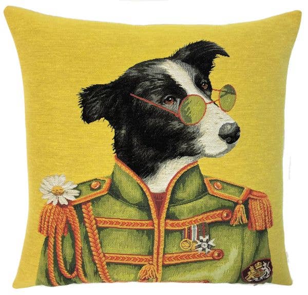 Border Collie Cushion Cover 18"