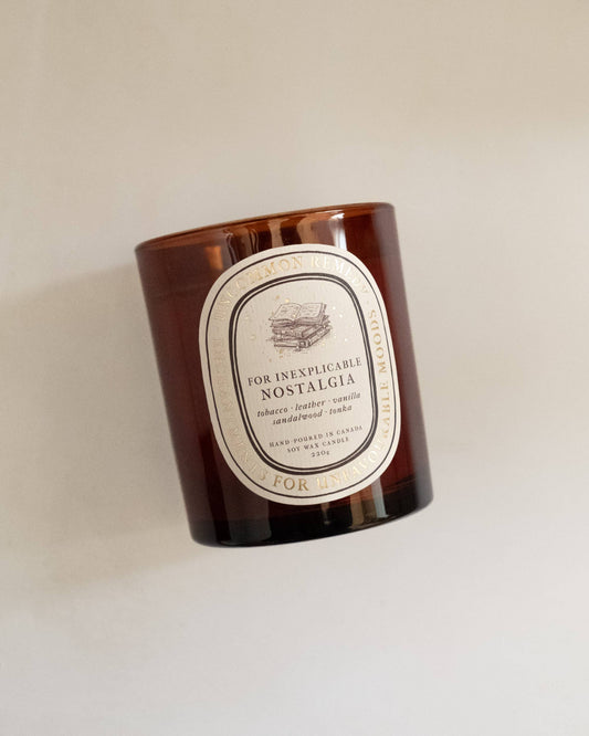 For Inexplicable Nostalgia: Soy Candle