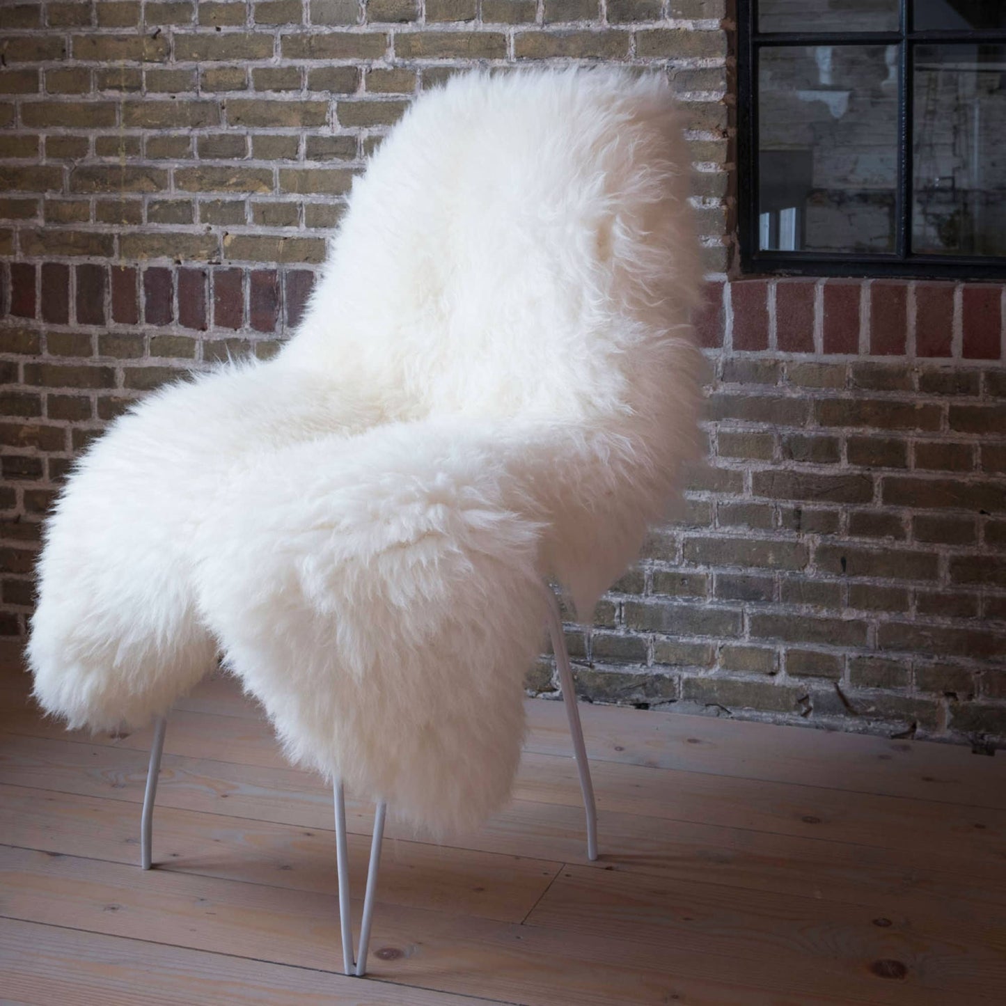 Texel sheepskin white