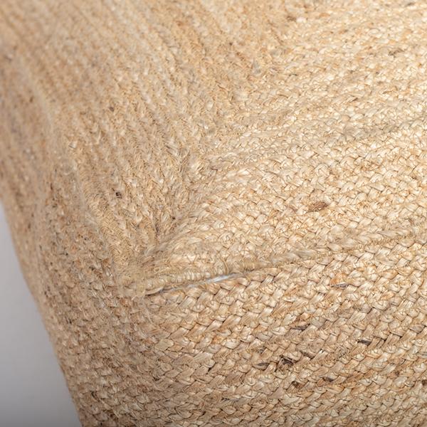 Jute Pouf 24x24"