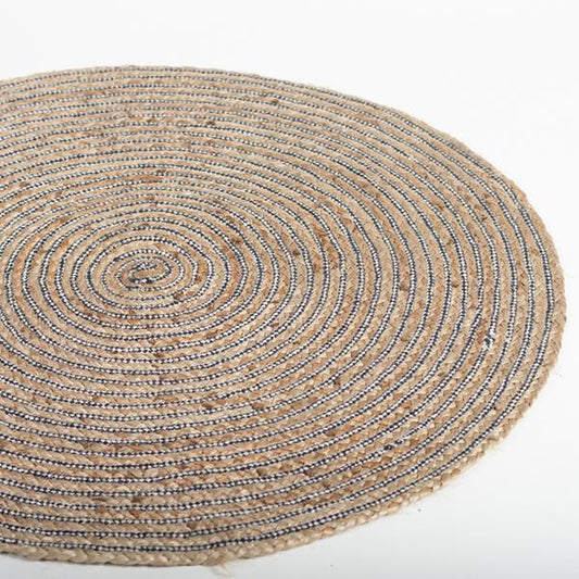 Round Jute Rug 3 x 3'