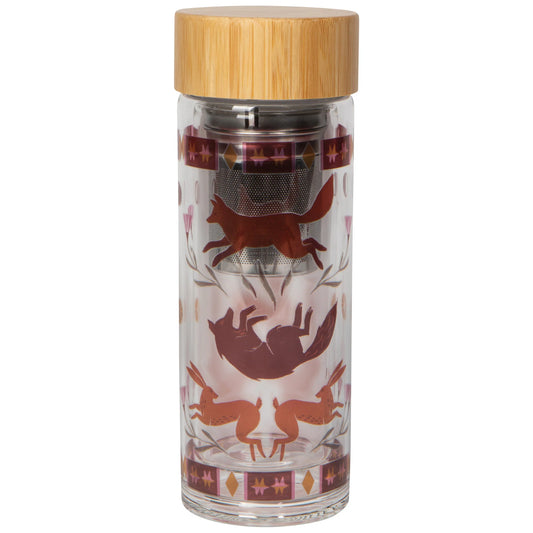 Folktale Glass Tea Infuser Bottle
