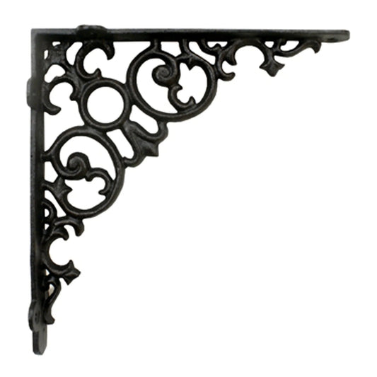 Scroll bracket large black