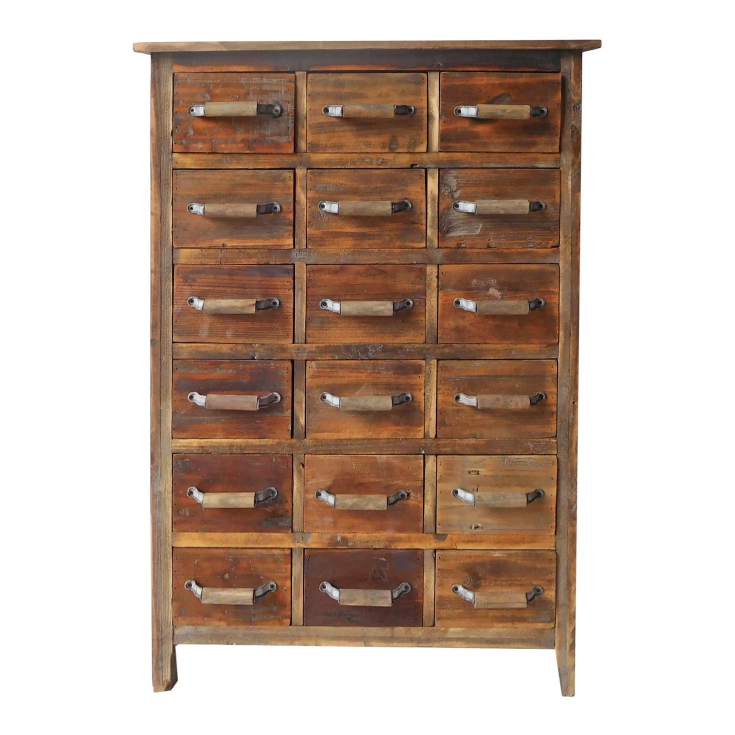 Multidrawer Upcycled Wood Chest