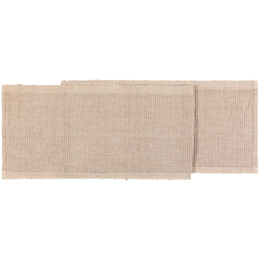 Dove Grey Lattice Table Runner 72"